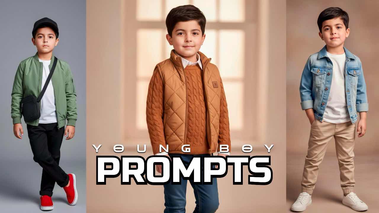10 Gemini Nano Banana Prompts for Young Boy Fashion Models