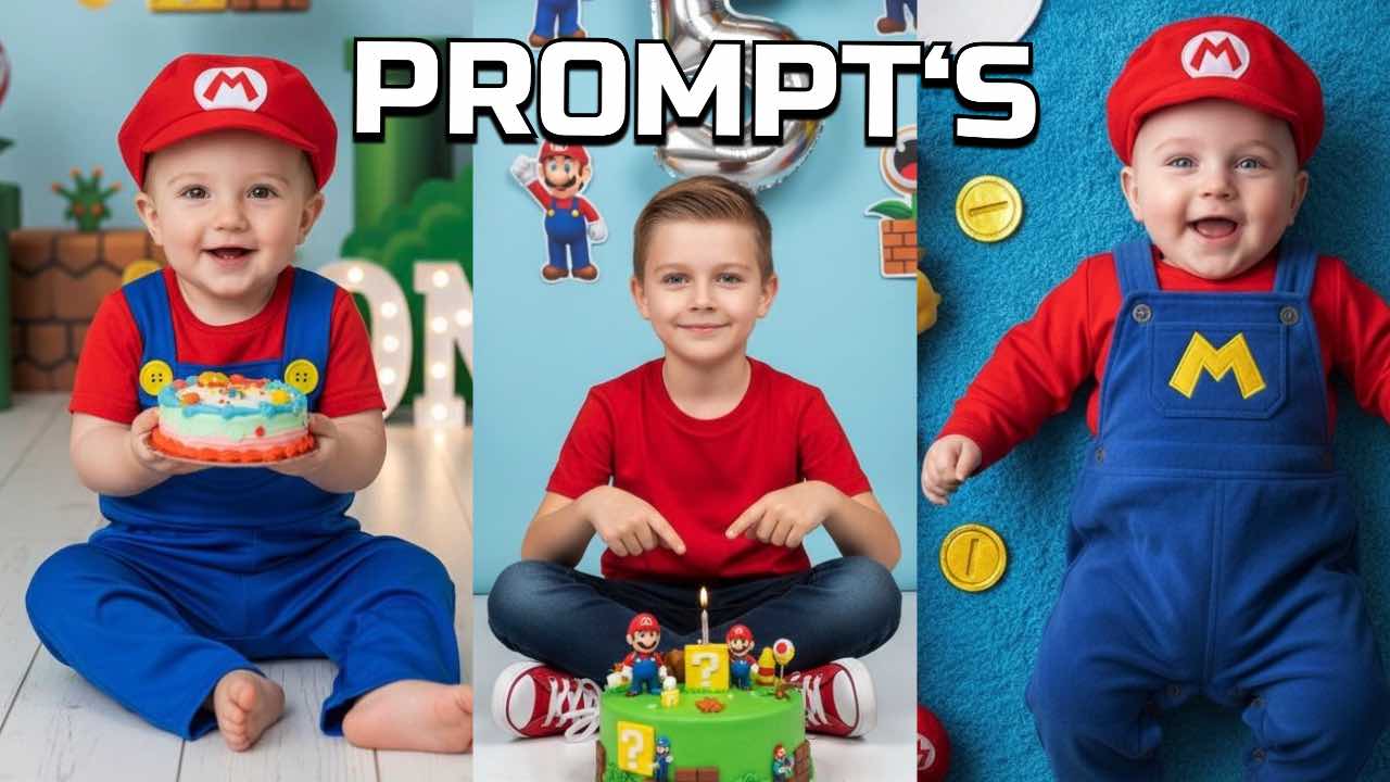 6 Super Mario Birthday Prompts for Gemini Nano Banana