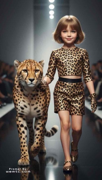 Cheetah Chic nano banana prompts for kids