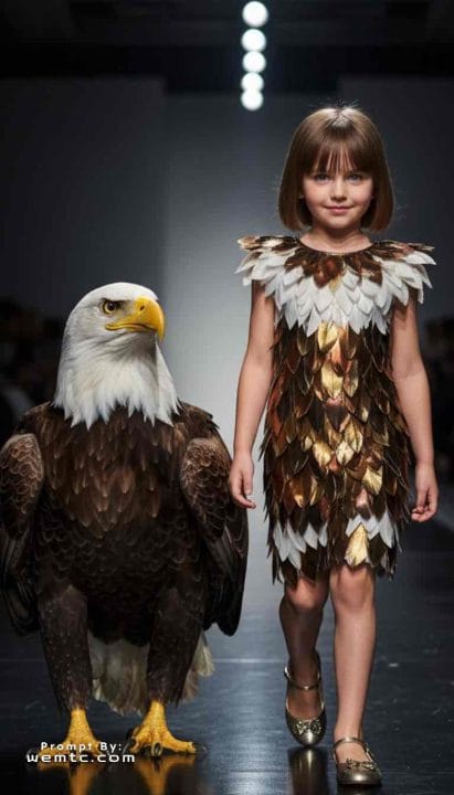 Eagle Feather Fashion Gemini Nano Banana prompts