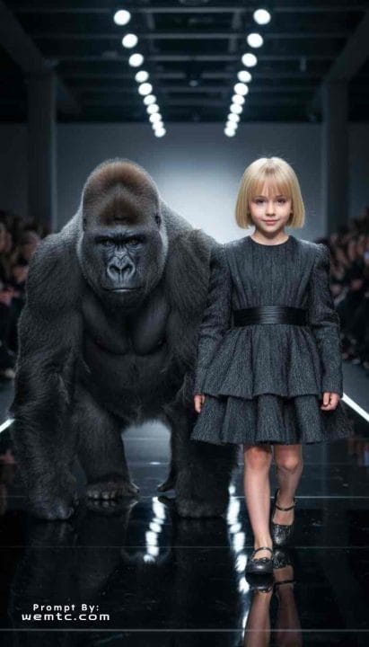 Gorilla Couture nano banana prompts for kids