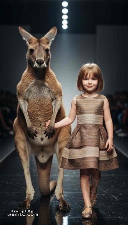 Kangaroo Couture Prompt for kids