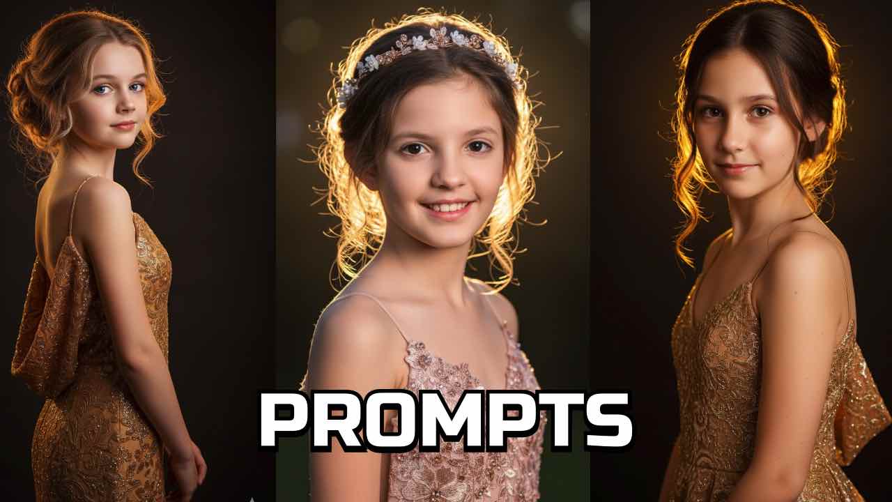 Realistic Gown Portraits For Girls - Gemini Prompt Showcase wemtc