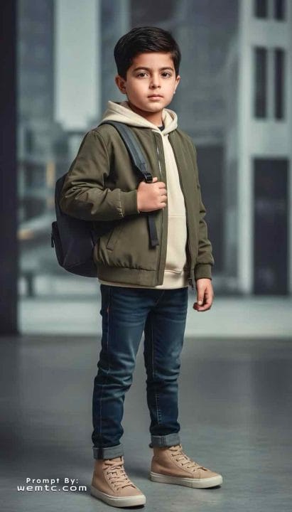 Urban Backpack Explorer - urban fashion prompts for children
