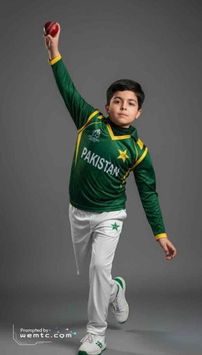 Fast Bowler in Action Gemini nano banana prompt