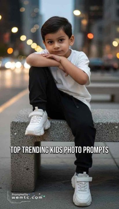 Street alpha cinematic kid pose gemini nano banana prompts