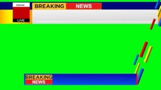 FREE Full Screen Breaking News Green Screen Overlay (1080p)
